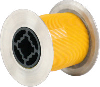 POLY-PTX Schleifbandrolle 85 x 70 mm mit Edelstahl Anschlagscheiben POLY-PTX Schleifbandrolle 85 x 70 mm mit Edelstahl Anschlagscheiben